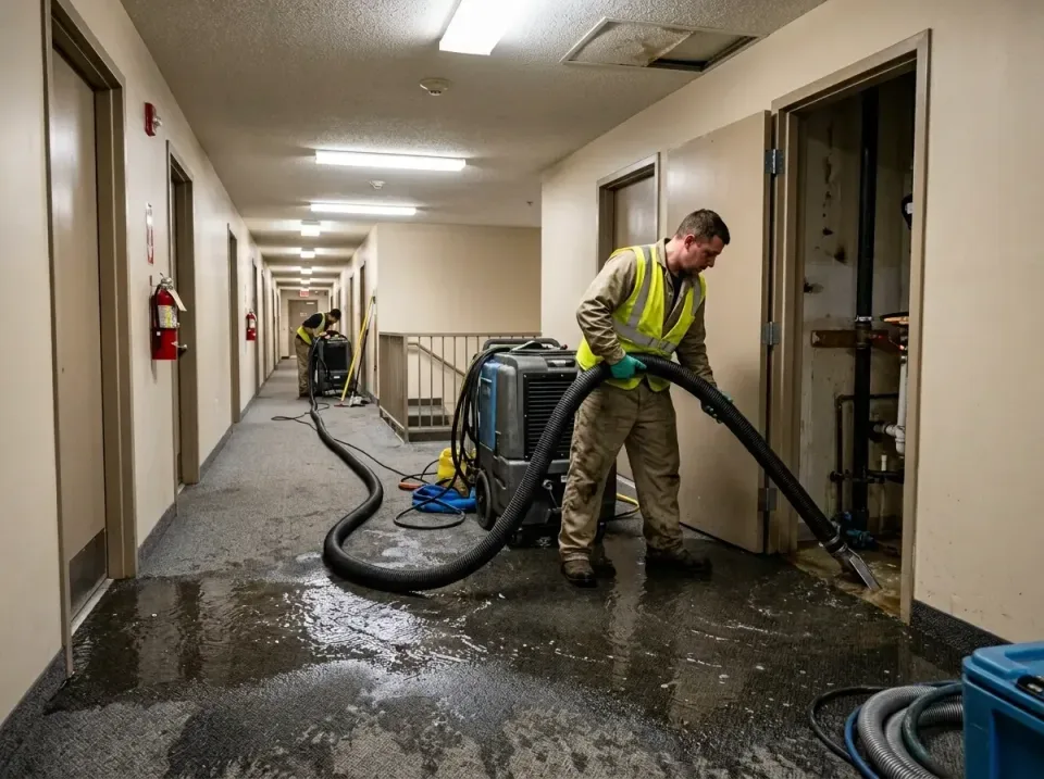 multi-unit-apartment-hallway-f-005 — frequently asked questions, Emergency Burst Pipe Water Extraction & Removal in Warren A…